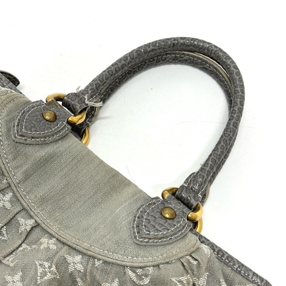 Louis Vuitton Denim NeoCabby MM Handbag Gray - Picture 5 of 9
